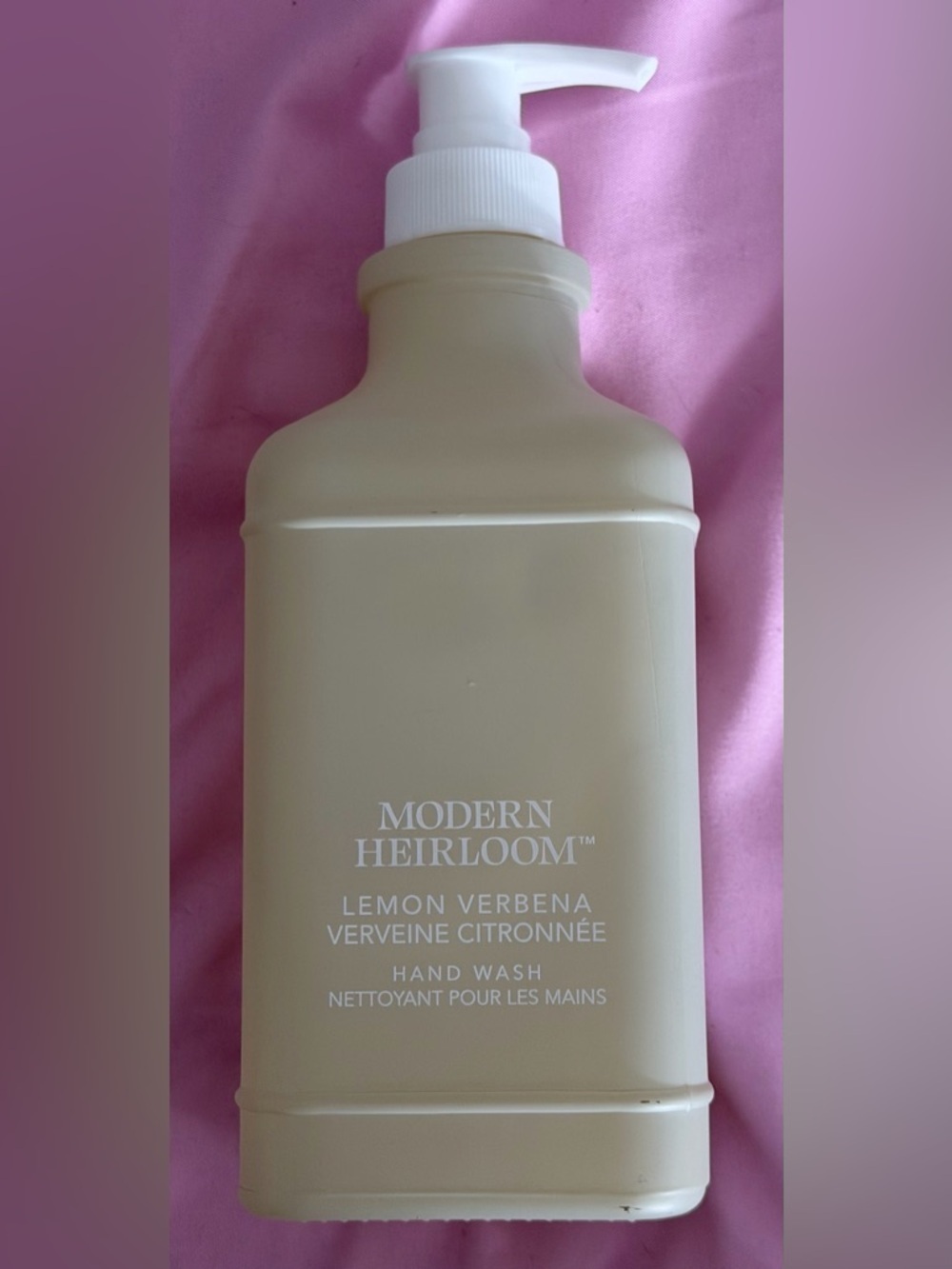 ✨New✨Modern Heirloom (Sand + Fog) Lemon Verbena Hand Wash (450 mL glass bottle)